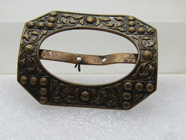 Enameled USA Flag Rhinestone Car Tack Pin, Signed Christopher Radko, 1980's