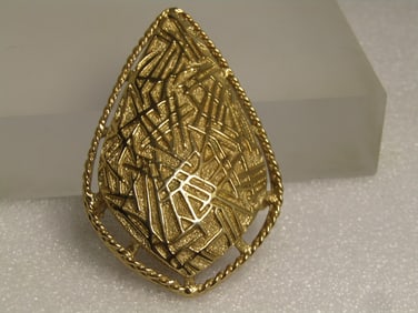 Vintage Mod Abstract Brooch/Pendant, 1965, Sarah Coventry