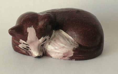 Vintage cast iron Fox paper weight.