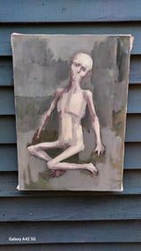 20th century oil painting M. Swang NYC 1950