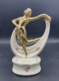 ART DECO WOMAN FIGURINE