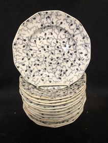 12 Mulberry Sprigs Hopberry 8” Plates