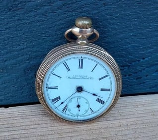Waltham watch co pocket watch Antique running