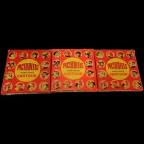 Vintage Pictoreels Home Movie Cartoons Barnyard Babies #136, Calico Dragon #134, & Discontented