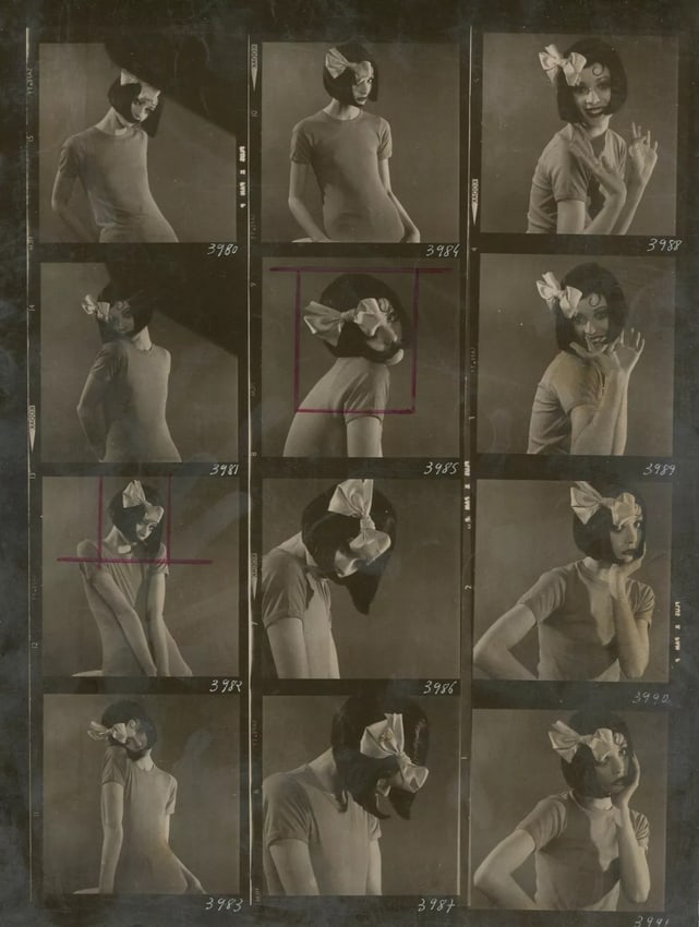 Vintage Photography Original Fashion Model Posing by Robert Jean Chapuis: Title: Vintage Photography Original Fashion Model Posing by Robert Jean ChapuisDescription: Vintage Silver Gelatin photograph27 x 21 cm / 10.62 x 8.26 inchesfolds