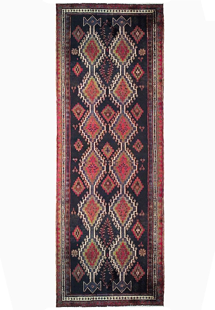 5' x 9' Salmon Semi-Antique Persian Hamadan Runner 72192 (1 of 6)