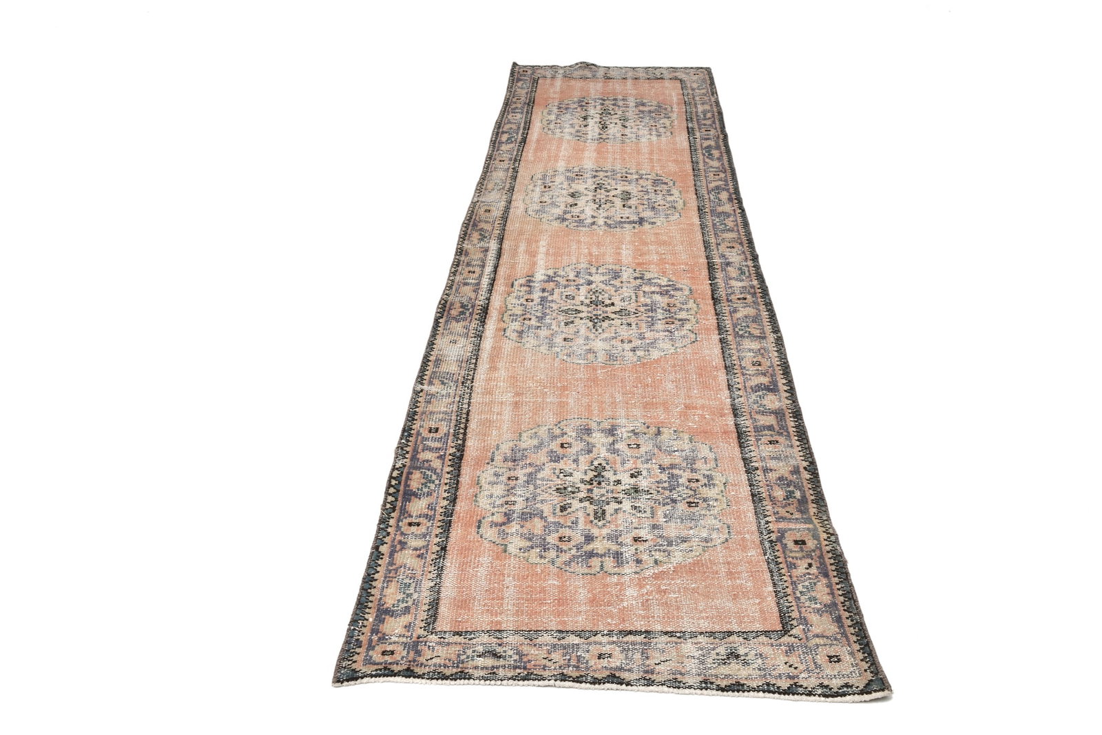 2'11" x 10'1" Turkish Vintage Runner Rug - 3056 (1 of 18)
