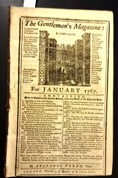 1767 Magazine Settling in East Florida (1 of 3)