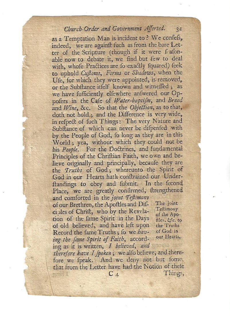 1757 Leaf Benjamin Franklin Print Shop (1 of 2)