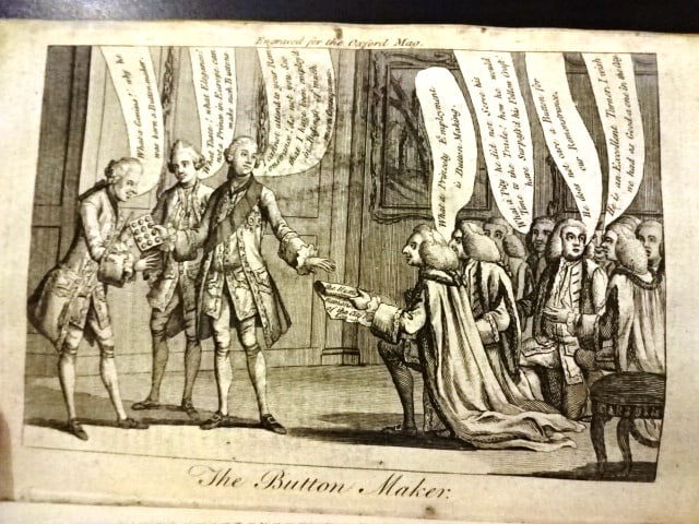 1770 Oxford Magazine Political Cartoons (1 of 4)