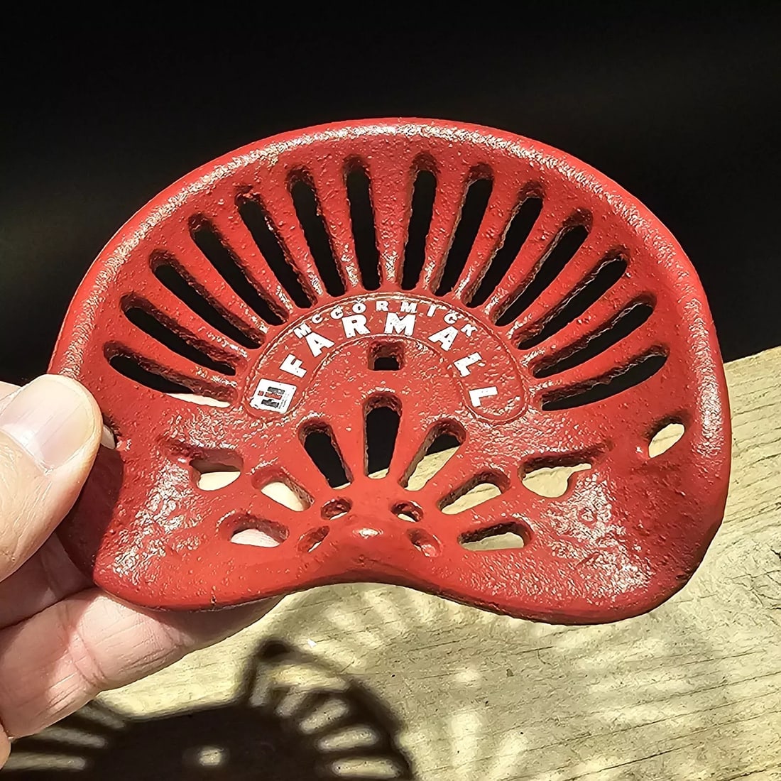 Cast Iron Farmall Miniature Tractor Seat Salesman Sample (1 of 12)