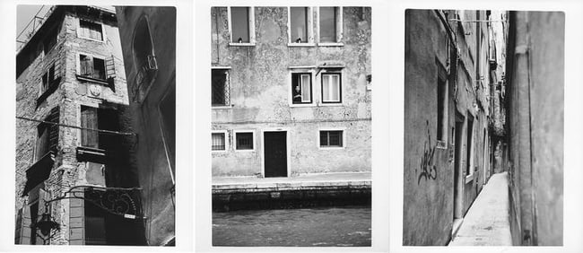 Venice Tryptic - Signed Open Edition Silver Gelatin Prints