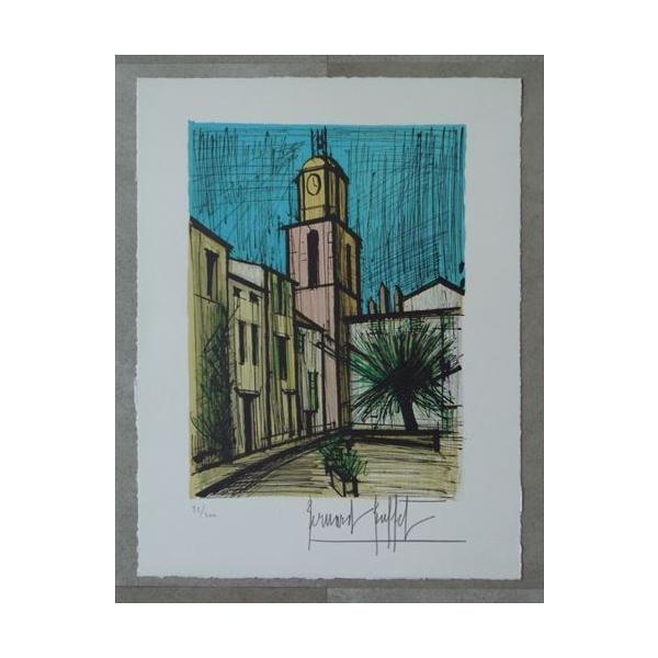 Bernard Buffet Original Lithograph Vol-1d 1979: Artist: Bernard Buffet Country: France Title: Untitled v1-1 Medium: Original Lithograph Marks: Not signed nor numbered Printed: 1979 in France Paper: 12.50 × 22 inch Provenance: Deluxe Port