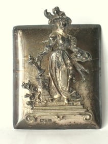 Antique Art Nouveau sterling silver paper clip.