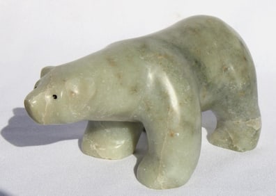 An Eskimo or Inuit Carved stone