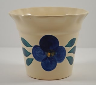 Purinton Slip Ware Pottery Pansy Vase Planter