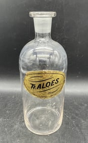 TINCTURE AOLES GLASS APOTHECARY BOTTLE RX