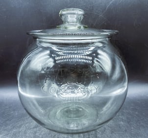 Early 1900's National Biscuit Company Embossed Jar General Store