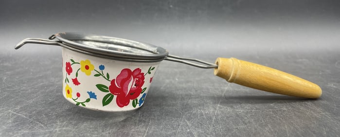 1940'S Ecko Floral Basket Strainer
