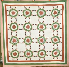 1850's Touching Stars Quilt