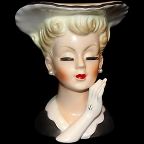 Napco A5046 Lady Head Vase