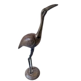 Metal Sculpture - Heron Stork