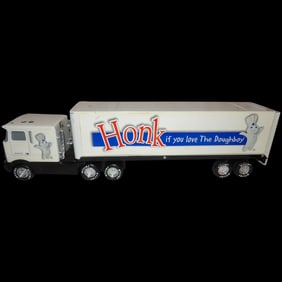 Vintage 1999 Nylint Pillsbury Steel Sound Machine Semi Truck 20” USA