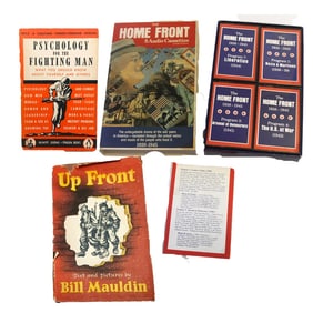 Fighting Man, Up Front on the Home Front WW2 Book Media Bundle
