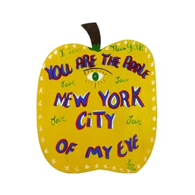 New York City cutout painting by Benny Carter
