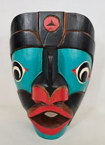 Northwest carved and painted mask