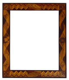 A&nbsp; very intricate and finely made marquetry frame