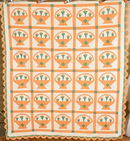 30's Flower Basket Quilt