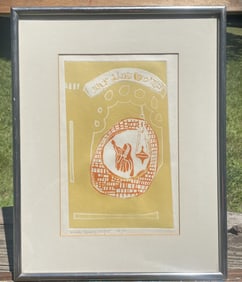 MIREILLE KRAMER LITHOGRAPH SIGNED 106/125 Framed