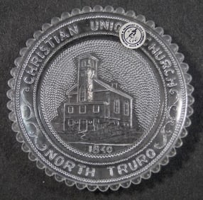 Christian Union Church Pairpoint Cup Plate Mass.