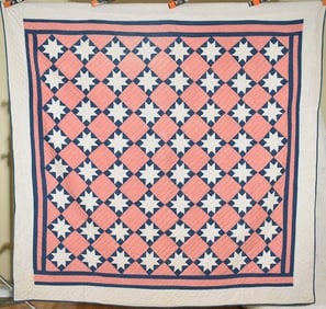 1880's Stars Quilt, Nice Small Scale