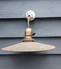 Bench Light Industrial 1907 bryant socket Shade bryant junior