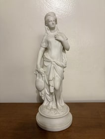 Antique Parian Female Figure