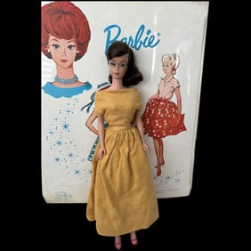 Vintage Brunette Swirl Barbie Doll All Original Beauty