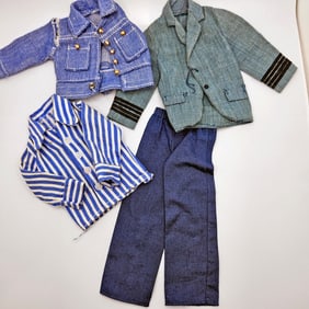 Barbie and Ken Clothes Jacket and Pants 4 pcs