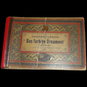 Rare Das farbige Ornament-I Sammlung- Druck & Verlag Fussli & Co. Zurich