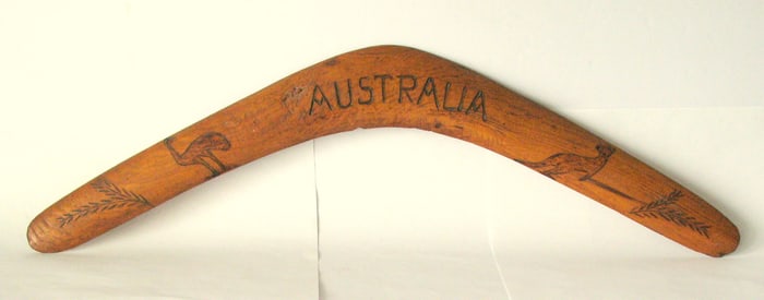 Antique tourist trade Australian boomerang