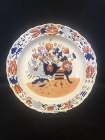 Masons Ironstone Polychrome Flow Blue Charger