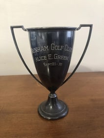 1930’s 7 1/4” Wenham Golf Loving Cup Trophy Wenham Ma