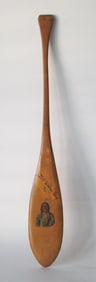 Antique miniature souvenir canoe paddle.