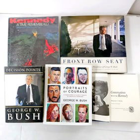 Presidents George W Bush & RF Kennedy Book Lot