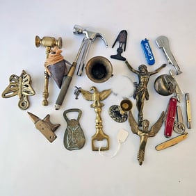 Junk Drawer Collection of Brass Items