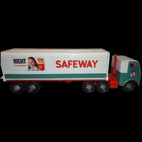 1960’s Safeway Grocery Tin Truck and Trailer