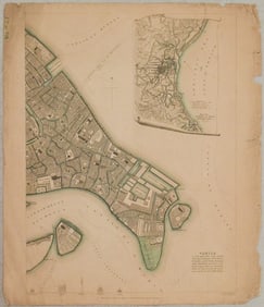 1835 SDUK Map od Venice (Partial) -- Venice…