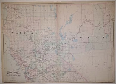 Asher & Adams' California and Nevada Northern Portion