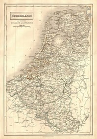 Netherlands Now Divided Into Holland And Belgium